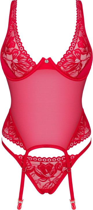 Produktbild Obsessive Lacelove Korsett Rot Xl/Xxl (XL, XXL)
