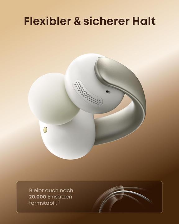 Actual product image soundcore AeroClip Open-Ear Clip-On Earbuds (NC, Wireless)