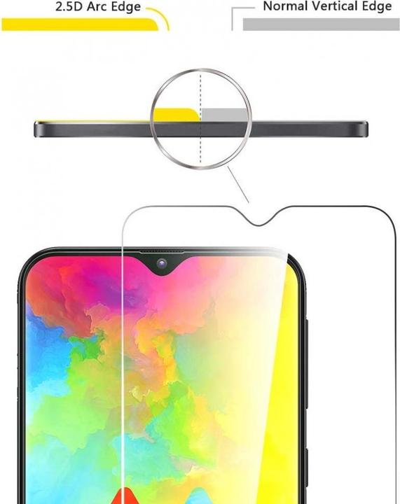 Image du produit Screenguard Samsung Galaxy M20 Film de protection en verre blindé Case Friendly Design (1 pcs, Samsung Galaxy M20)