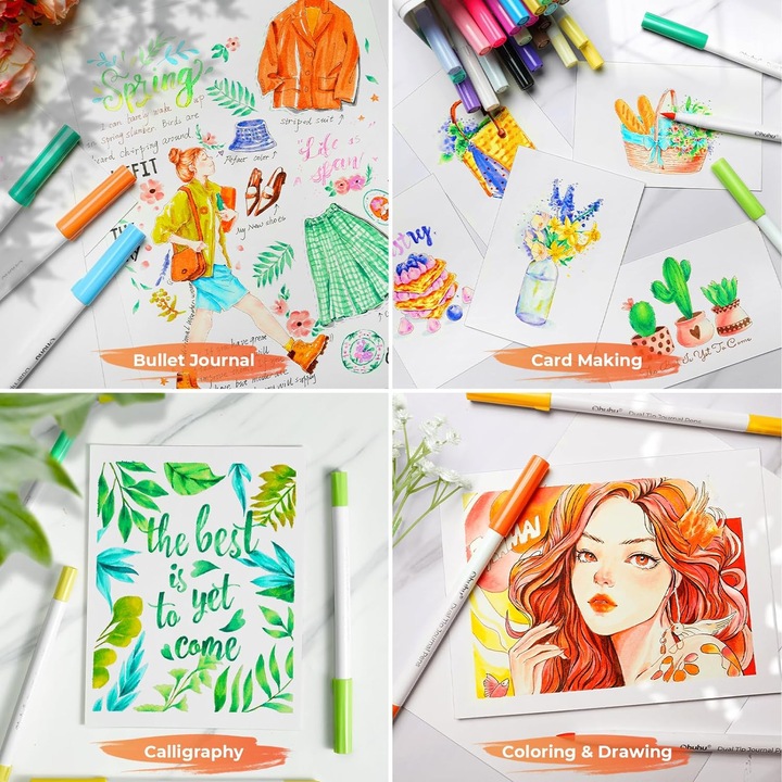 Actual product image Ohuhu Art markers (40 pcs.) (Multicoloured, 40 x)