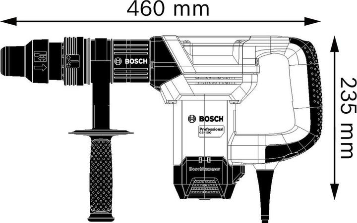 Actual product image Bosch Professional Impact hammer with SDS max GSH 5 (Electrical connection)