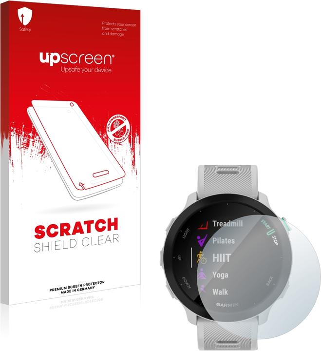 Actual product image upscreen Scratch Shield Protector (Garmin Forerunner 55)