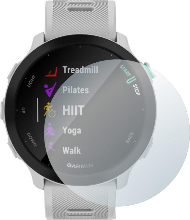 Actual product image upscreen Scratch Shield Protector (Garmin Forerunner 55)