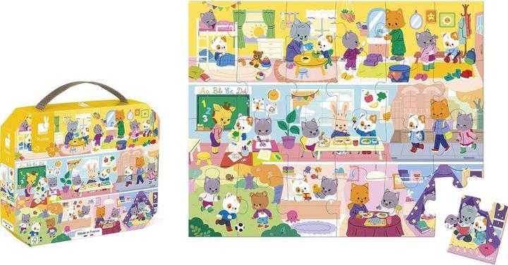 Actual product image Janod Puzzle Tägliche Routinen (24 pieces)