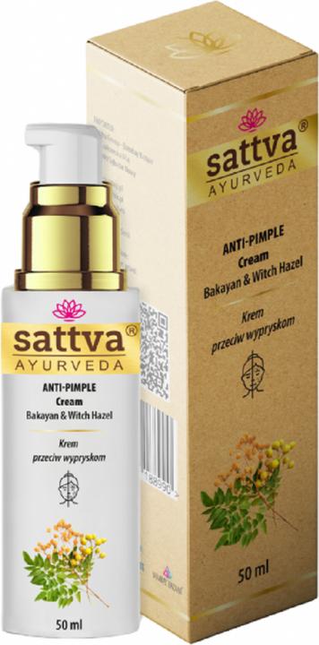 Actual product image Sattva Ayurveda Sattva Anti Acne & Pimple Cream 50Ml (50 ml, 24h cream)