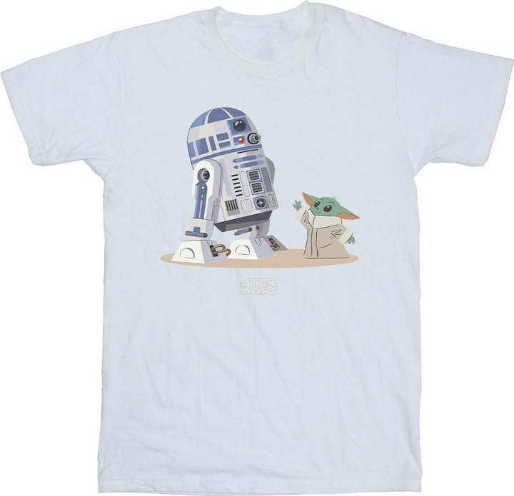 Produktbild Star Wars The Mandalorian R2D2 And Grogu TShirt Jungen (152, 158)