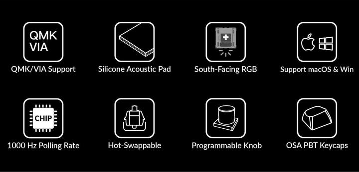 Produktbild Keychron V1 Knob Version (US, Kabelgebunden)
