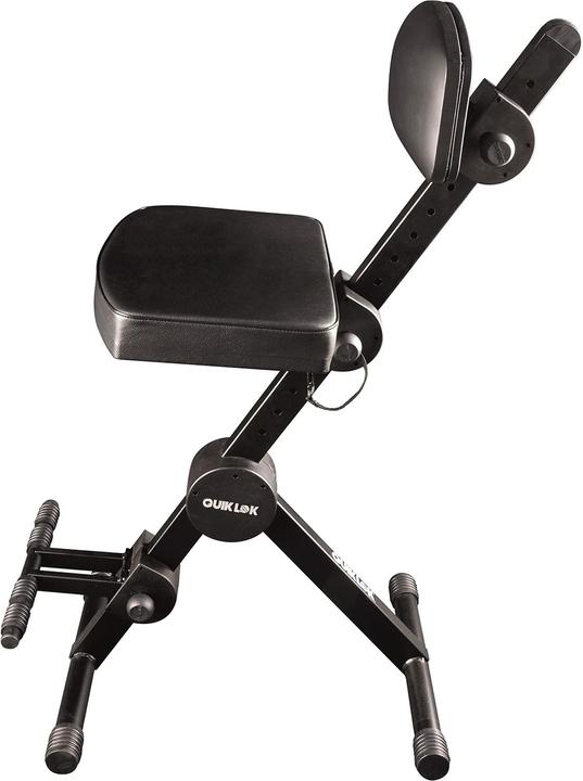 Actual product image Quik Lok Quiklok Stool Seat Footrest Backrest (Musician's chair)