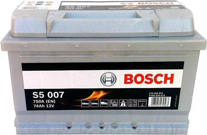 Immagine prodotto Bosch Automotive S5 007 (12 V, 74 Ah, 750 A)