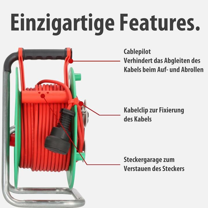 Produktbild Brennenstuhl Kabeltrommel Garant Bretec 290 (38 m, 3 mm²)