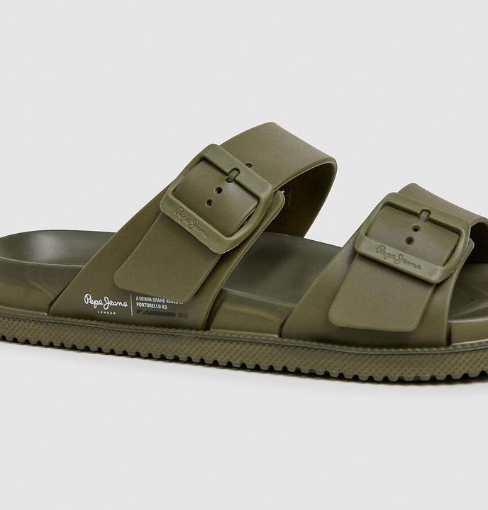 Produktbild Pepe Jeans Doppelte Riemchenpantoletten Ocean Brand (43)