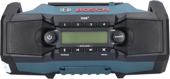 Produktbild Bosch Professional GPB 18V-2 SC Professional Akku Baustellenradio 18 V DAB+ Bluetooth AUX + 2x Akku 2,0 Ah + Lade (DAB+, FM, Bluetooth)