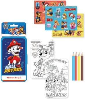 Actual product image Undercover Paw Patrol Colouring Set To Go