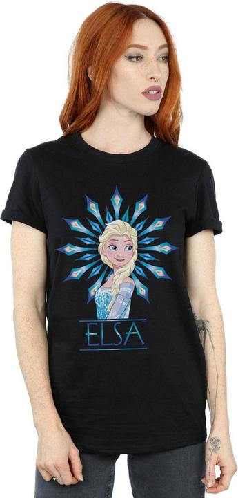 Immagine prodotto Disney Frozen Elsa Snowflake Maglietta Ampia Donna (4XL)