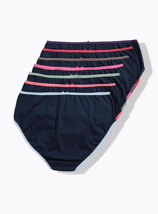 Produktbild Ulla Popken Midislips, 7er-Pack, farbige Einfassungen (42, 44)