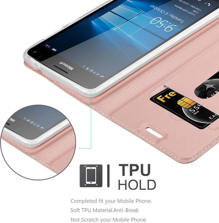 Actual product image Cadorabo Book Classy Style Cover (Microsoft Lumia 950 XL)