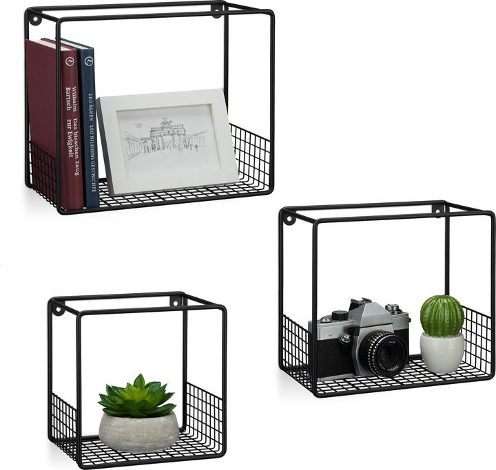 Immagine prodotto Relaxdays Mensole Cubo, Set 3 pz (30 x 15 x 25 cm)