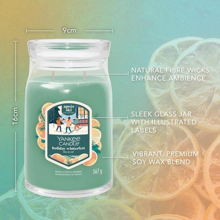 Immagine prodotto Yankee Candle Barattolo grande Holiday Winterfest Signature (1 pz) (567 g)