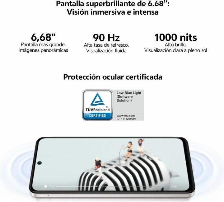 Immagine prodotto Vivo Y19S, 6/128, 4G, sw (128 GB, Nero Lucido, 6", Doppia SIM, 4G)