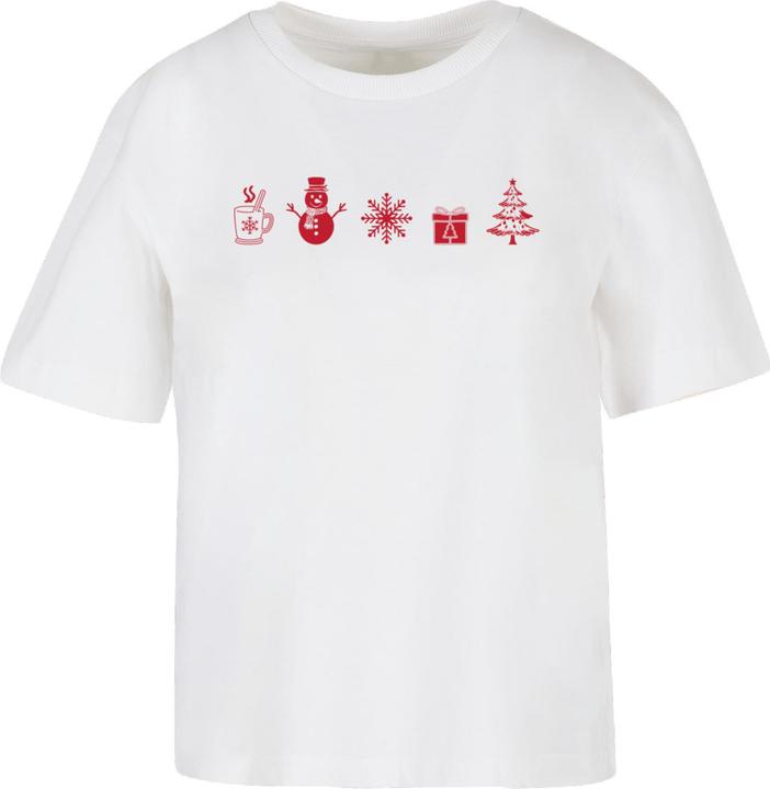 Produktbild Merchcode Ladies Christmas Elements Tee - 181769 (M)