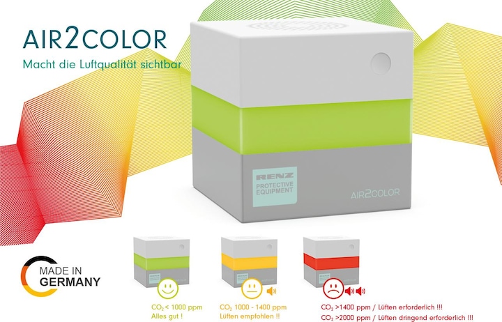 Produktbild Renz Air2Color Luftqualitäts-Warnsystem