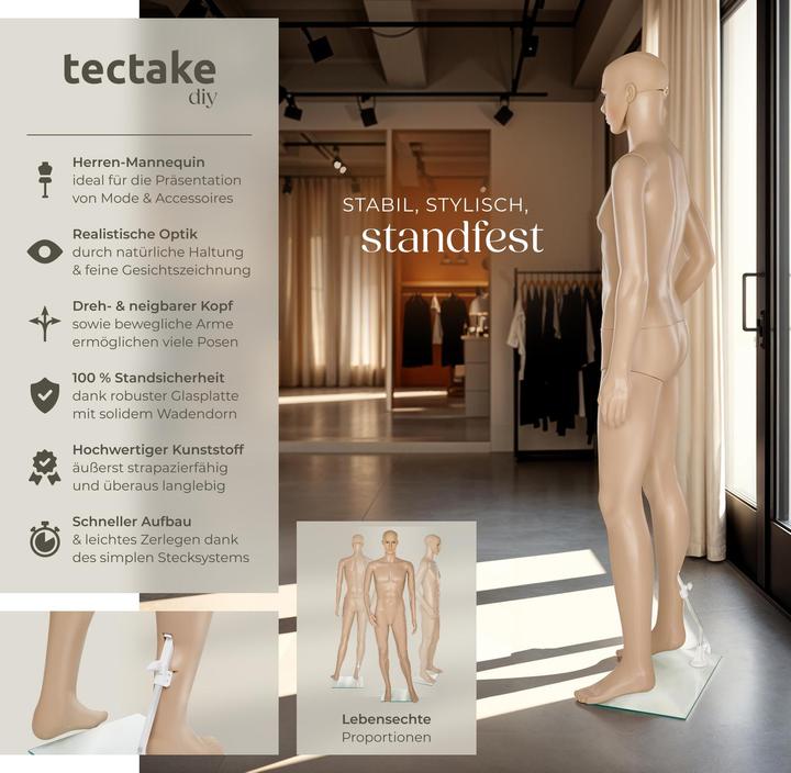 Image du produit tectake Mannequin de vitrine