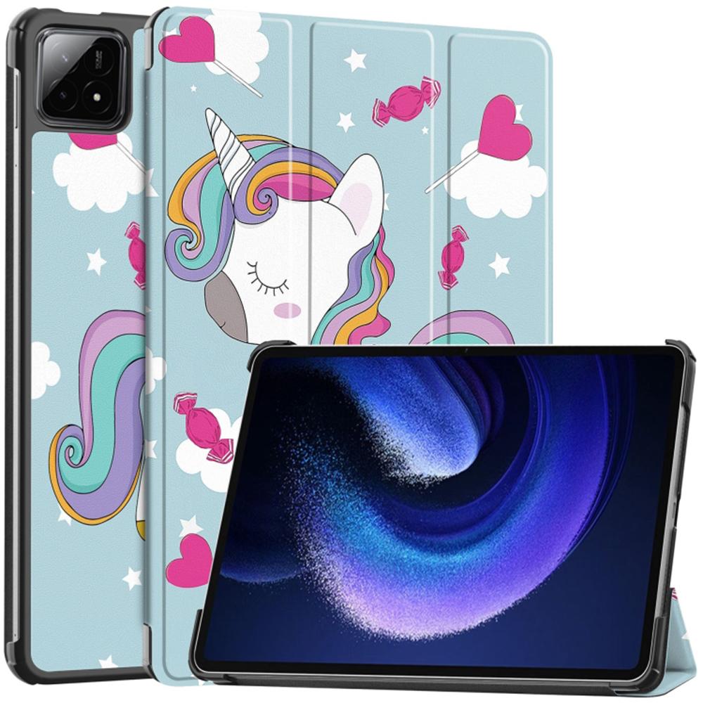 Techsuit - FoldPro - Xiaomi Pad 6S Pro 12.4 - Unicorn (Xiaomi Pad 6s Pro), Cover tablet, Multicolore