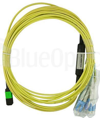 Produktbild BlueOptics EMC CBL-MPO12-4LC-SMF-5M kompatibles MPO-4xLC Singlemode Patchkabel 5 Meter (5 m)