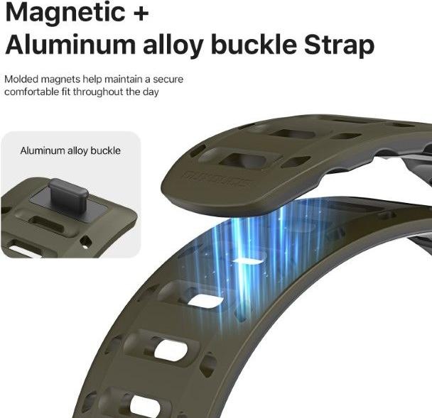 Actual product image Dux Ducis CS Armband (49 mm, 45 mm, 46 mm, 44 mm, 42 mm, Silicone, Apple Watch Series 5, Apple Watch Series 4, Apple Watch Series 3, Apple Watch Ultra 2, Apple Watch Series 7, Apple Watch Series 9, Apple Watch Ultra, Apple Watch Series 6, Apple Watch Series 10, Apple Watch SE, Apple Watch Series 8)