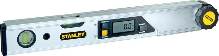 Produktbild Stanley Digitaler Winkelmesser, Wasserwaage (40 cm Schenkellänge, 0°-225° Messbereich, LCD-Anzeige)