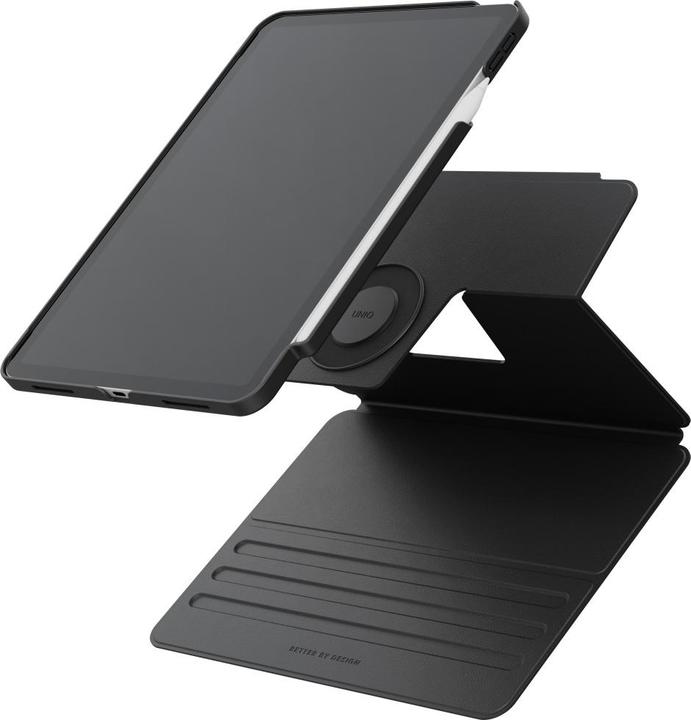 Produktbild Uniq Case Rovus Snapmount Magnetic 360 Rotating Detachable for iPad Air 13" M2/M3 (2024/2025) black (Apple iPad Air 13 2024)