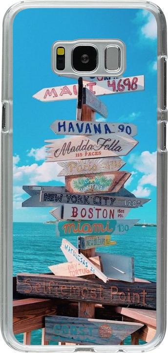 Produktbild PhoneLook Hülle transparent Cool Cities Directions (Samsung Galaxy S8+)