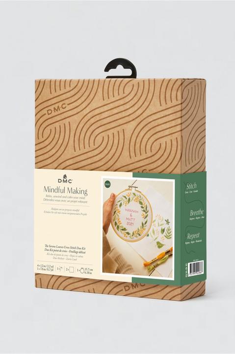 Produktbild DMC Stickset Mindful Making Duo Blumenkranz, Ø 15.7 cm