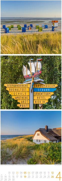Image du produit Wellengang - Ein Spaziergang entlang der Küste Triplet-Kalender 2026 (24 x 66 cm, Allemand)