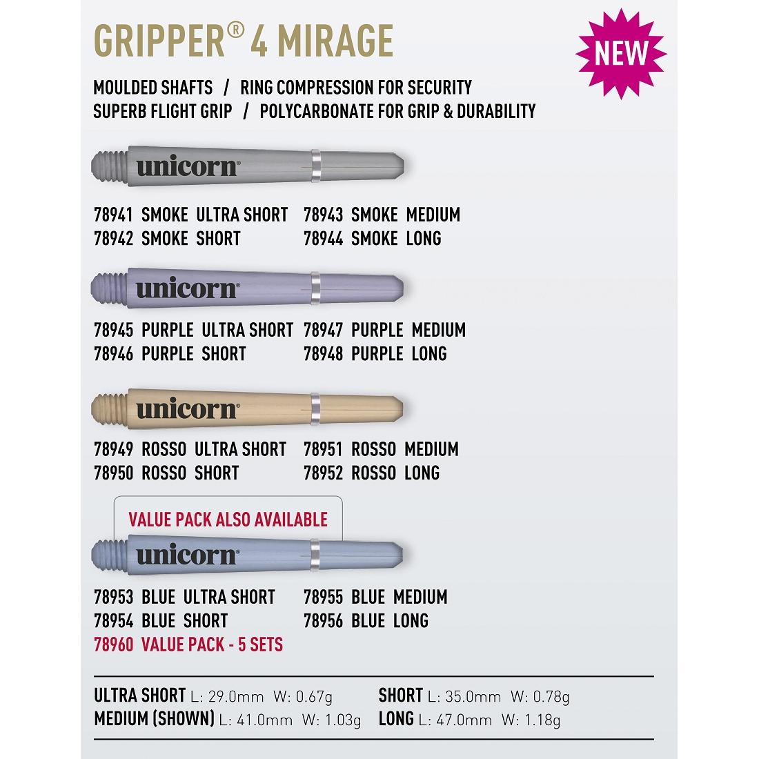 Unicorn Gripper 4 Mirage Shaft (S (35 mm))