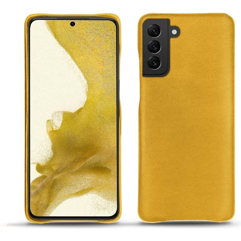 Noreve Lederschutzhülle (Samsung Galaxy S22+), Smartphone Hülle, Orange