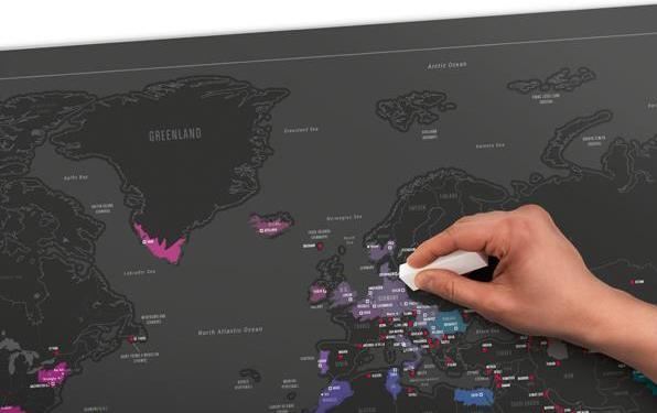 Image du produit Luckies Scratch Map (60 x 82 cm)