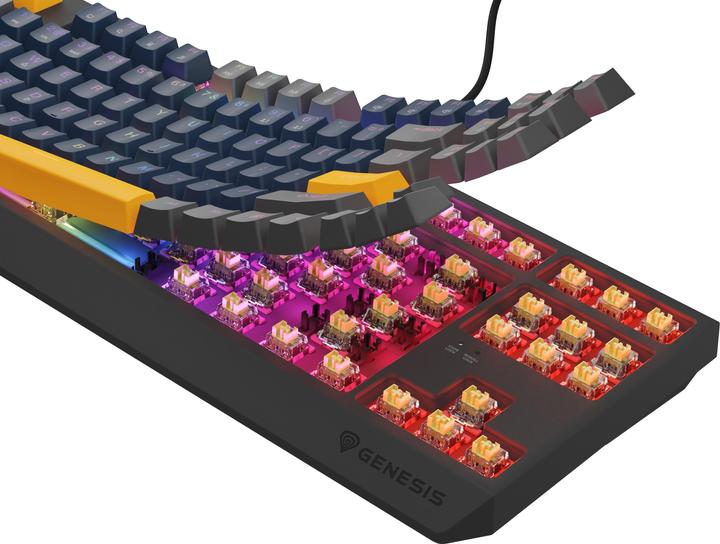 Actual product image Genesis Klawiatura Thor 230 TKL Outemu Panda (NKG-2163) (US, Wireless, Cable)