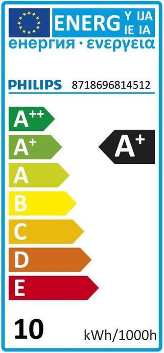 Energy Label Philips Professional CorePro (E27, 9.50 W, 950 lm, 1 x, F)