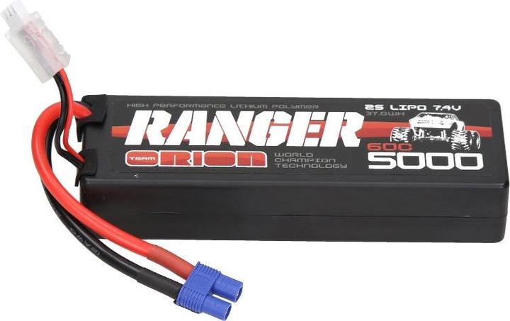 Image du produit Team Orion 2S 60C Ranger LiPo Battery (7.4V/5000mAh) EC3 (7.40 V, 5000 mAh)