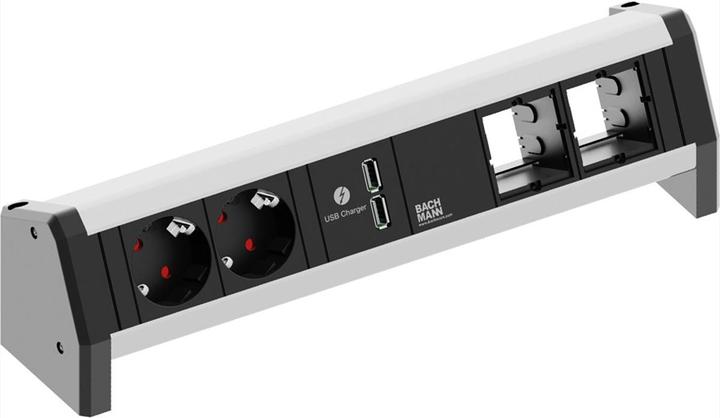 Productafbeelding Bachmann Bureau 2xSchuko, 1xUSB Oplader & (2 x, CEE 7/3)