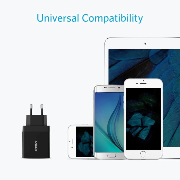 Produktbild Anker 24W 2-Port USB Charger Black (24 W)