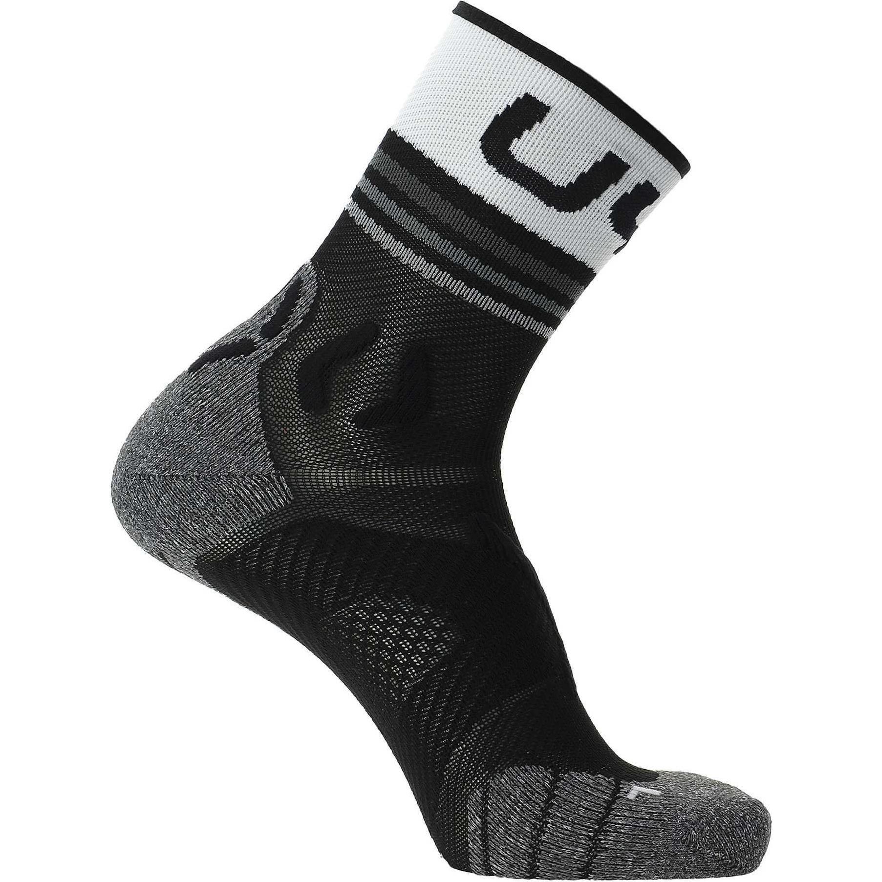 Thumbnail - UYN, Damen, Sportsocken, Runner's One Short (35 - 36), Schwarz, Weiss