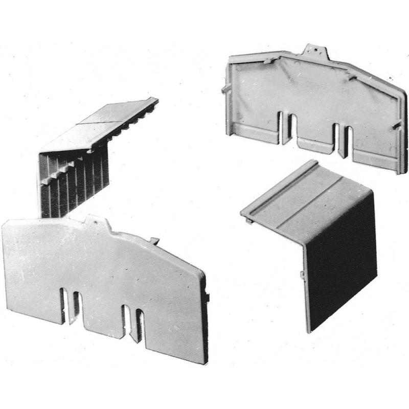 Thomas & Betts, Verteilerschrank Zubehör, KA27H Klemmenabdeckung, Haubenteil GHS2101933R0001