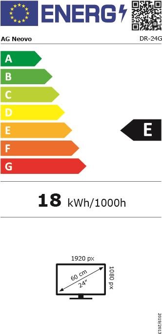 Energy Label AG neovo DR-24G DENTAL MONITOR (1920 x 1080 pixels, 23.80")