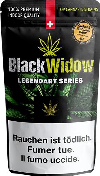 Black Widow Legendary Series 2g - Gâteau de mariage orange (2 g, Intérieur)