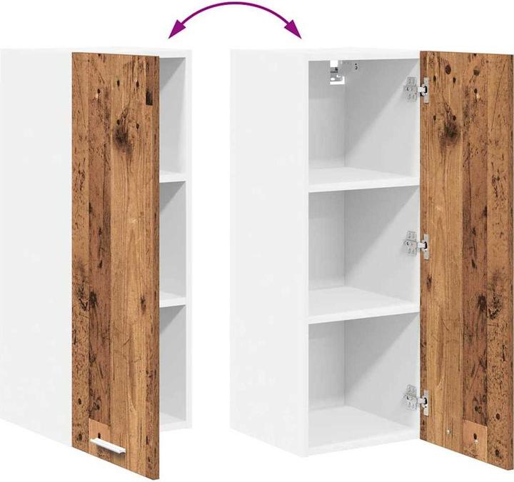 Altes holz und weiss