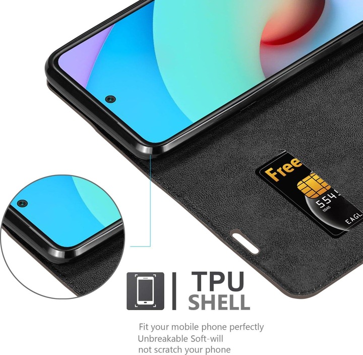 Actual product image Cadorabo Book Invis. Magnet sleeve (Xiaomi Redmi 10)