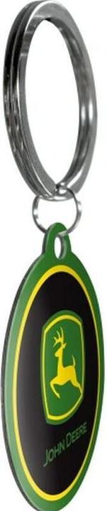 Image du produit Nostalgic-Art Merchandising Nostalgic Art Porte-clés John Deere Ø 4 cm, vert/noir, Motif