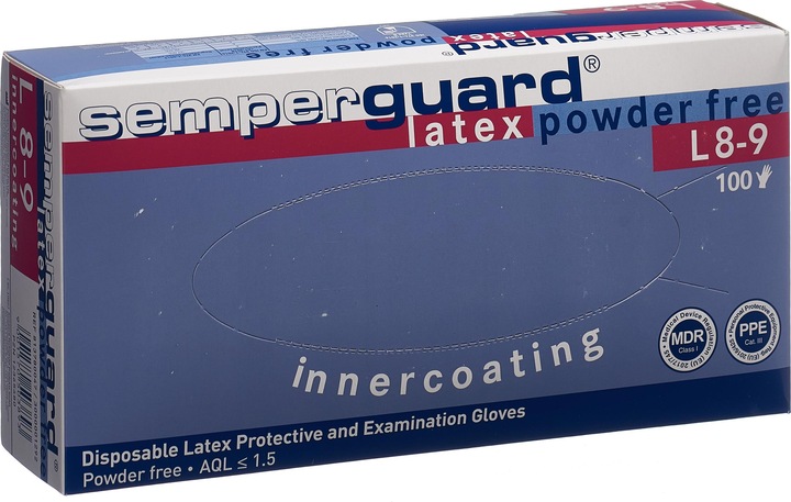 Image du produit Semperguard Gants en latex naturel à usage unique (L)